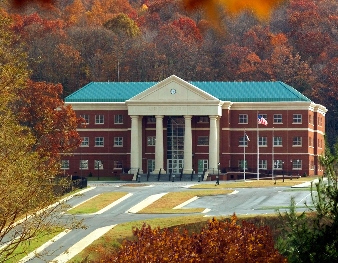 Ashe County Courthouse Vannoy Construction