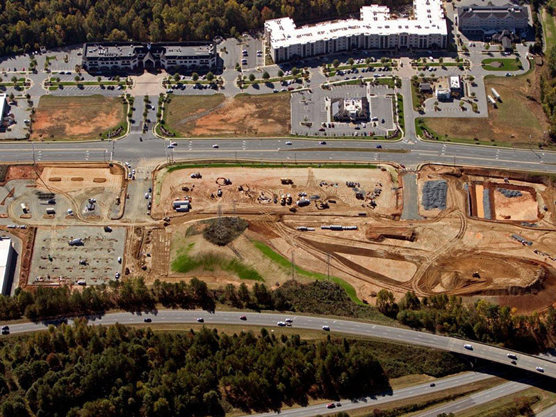 Hanes Mall Blvd Mass Grading